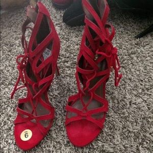 Shoe republic red high heels